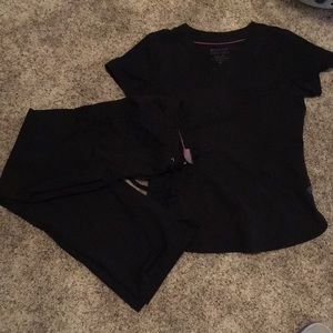 Purple Label by Healing Hands scrub set